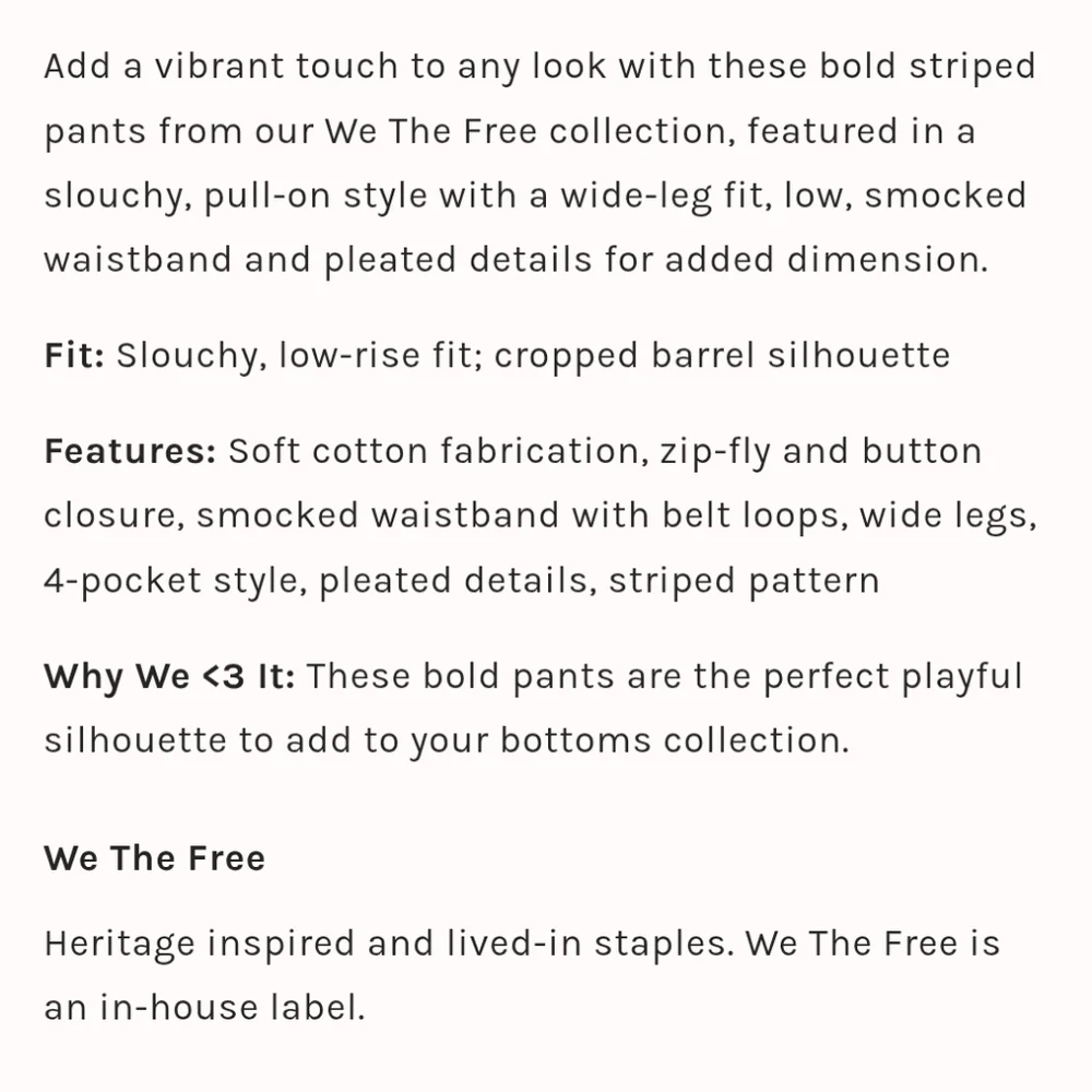 We The Free Ridley Baja Pull-on Pants - Picture 16 of 16